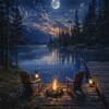 1000pcs/Puzzle Game - Enhancing Endurance And Logical Thinking - Exquisite Puzzle - (Night Lake Lakeside Bonfire Leisure) Suitable for Living Room Dec