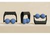 Double Nubs Handheld Peanut Massage Roller for Yoga & Muscle Relaxation