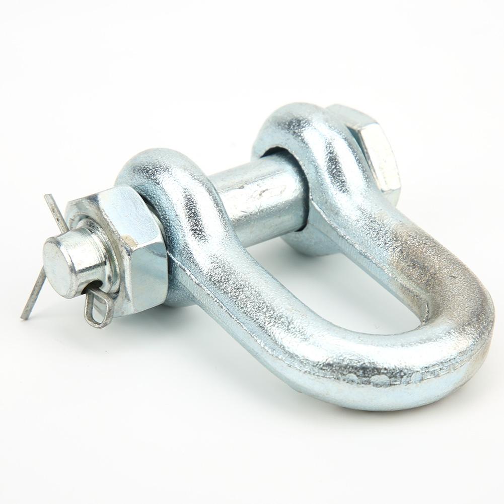 Ankerschäkel Schwerlastlegierter Stahl Verzinkt Bügelform mit Mutter Hebezeugteile 2 Stück 2T
