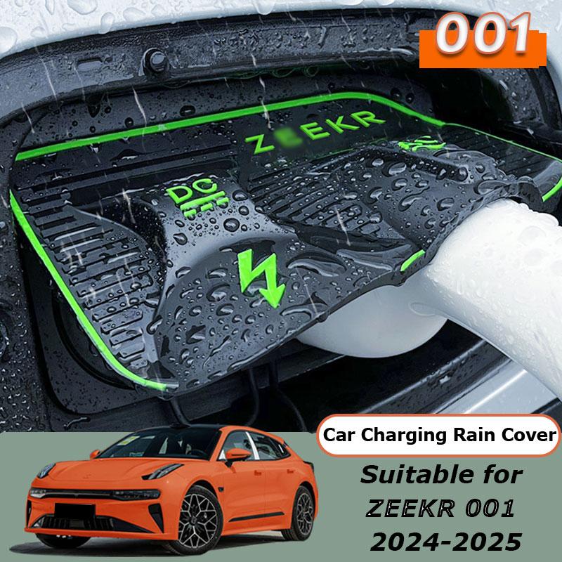 Per ZEEKR 001 2024 Copertura Antipioggia per Ricarica Auto Pistola di Ricarica Elettrica da Esterno Copertura Impermeabile per Auto Accessori di Protezione Neve Pioggia