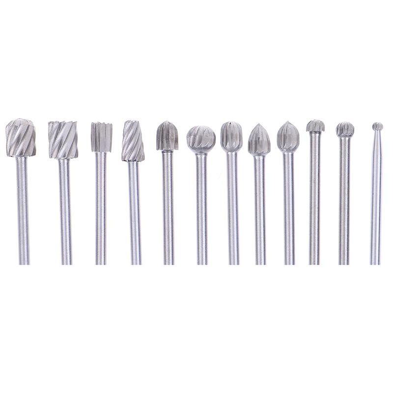 20 szt. Zestaw trzpieni obrotowych z węglika wolframu do szlifierki ciśnieniowej 3 * 40 mm