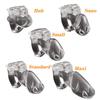 Male Chastity Resin Chastity Belt with Cock Chastity Cage for SM Includes 4 Cock Adult Toy Lock, Lock, Cage, Restraints, Couples, Rings, [HT-V4]