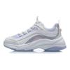 LiNing Aurora Wind Casual Comfortable Shock Absorption Non-Slip Low-Top Dad Shoes Women Sneaker White Blue Pink AGCQ494-2