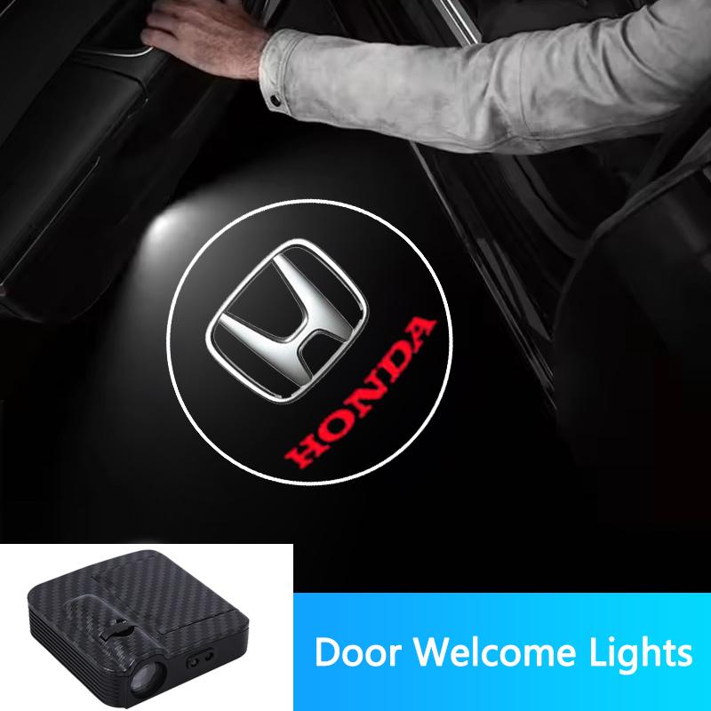 

2PCS/Set Honda Logo Car Door Light Laser Projector Welcome Light For Civci FIT CRV Stepwgn Accord Jazz Odyssey HRV Dio Prelude