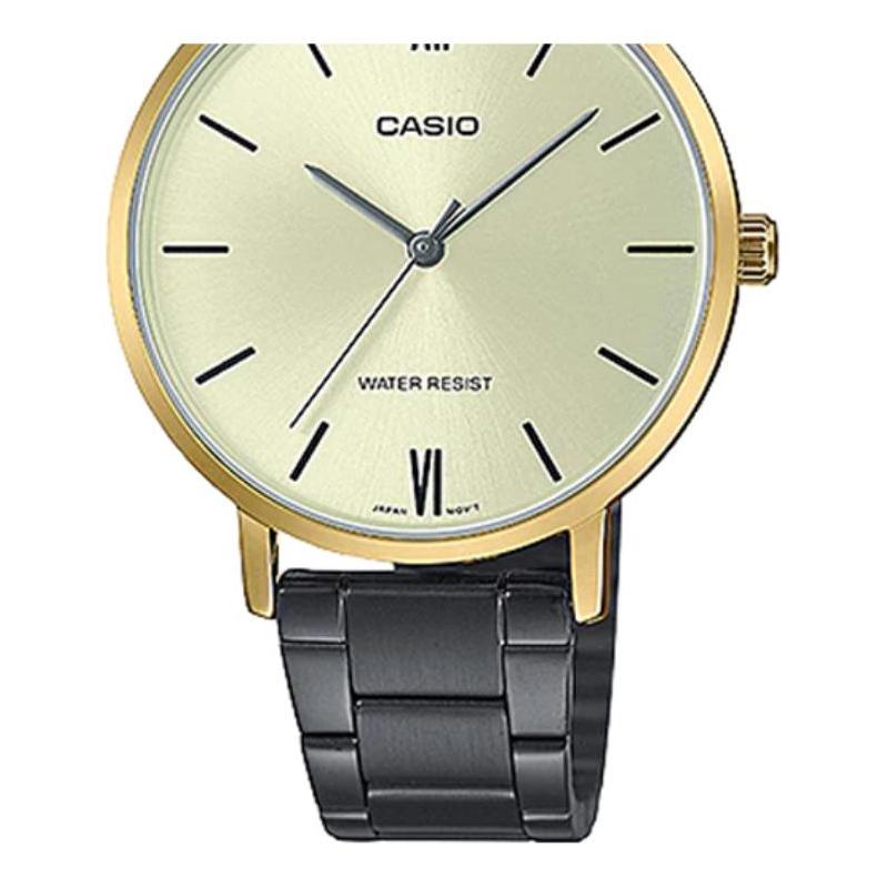 Casio STANDARD series, classic, simple, exquisite and fashionable, quartz movement, stainless steel strap, Japanese and Korean watch, LTP-VT01GB-9B