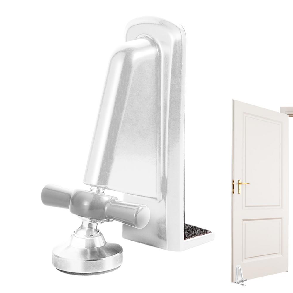 

Door Stoppers Portable Door Security Block Adjustable Height Door Wedge Home Security Door Stopper Sliding Door Lock For Carpet белый