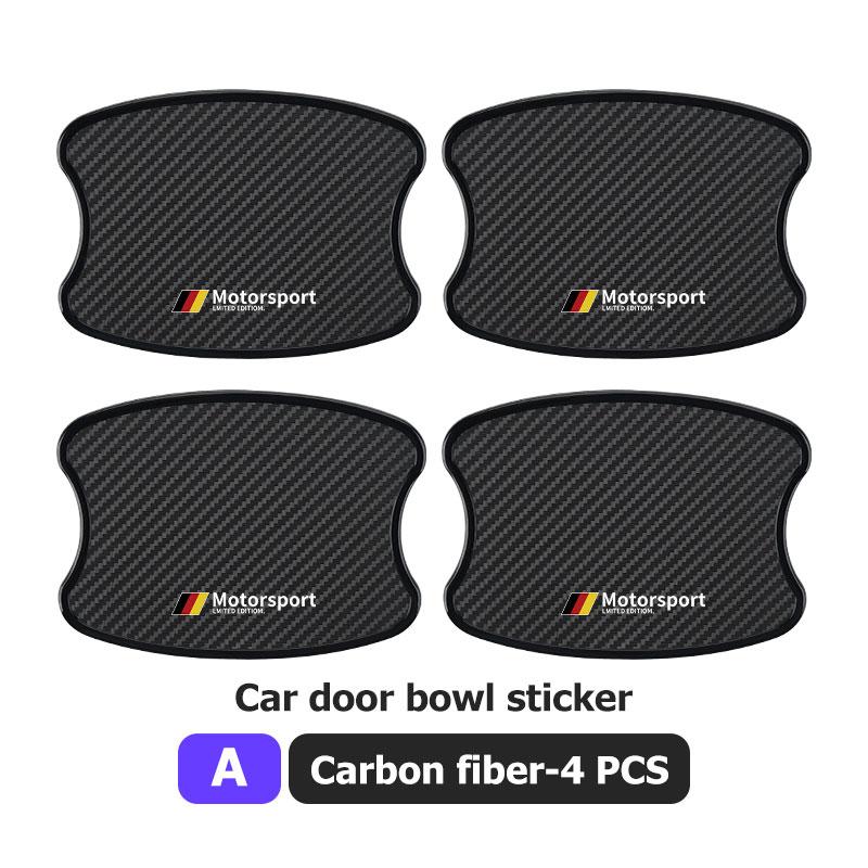 

For BMW 4PCS Car Door Handle Carbon Fiber Bowl Scratch Protector E84 E87 E90 E91 E92 E93 F10 F20 F30 F40 F15 F25 F26