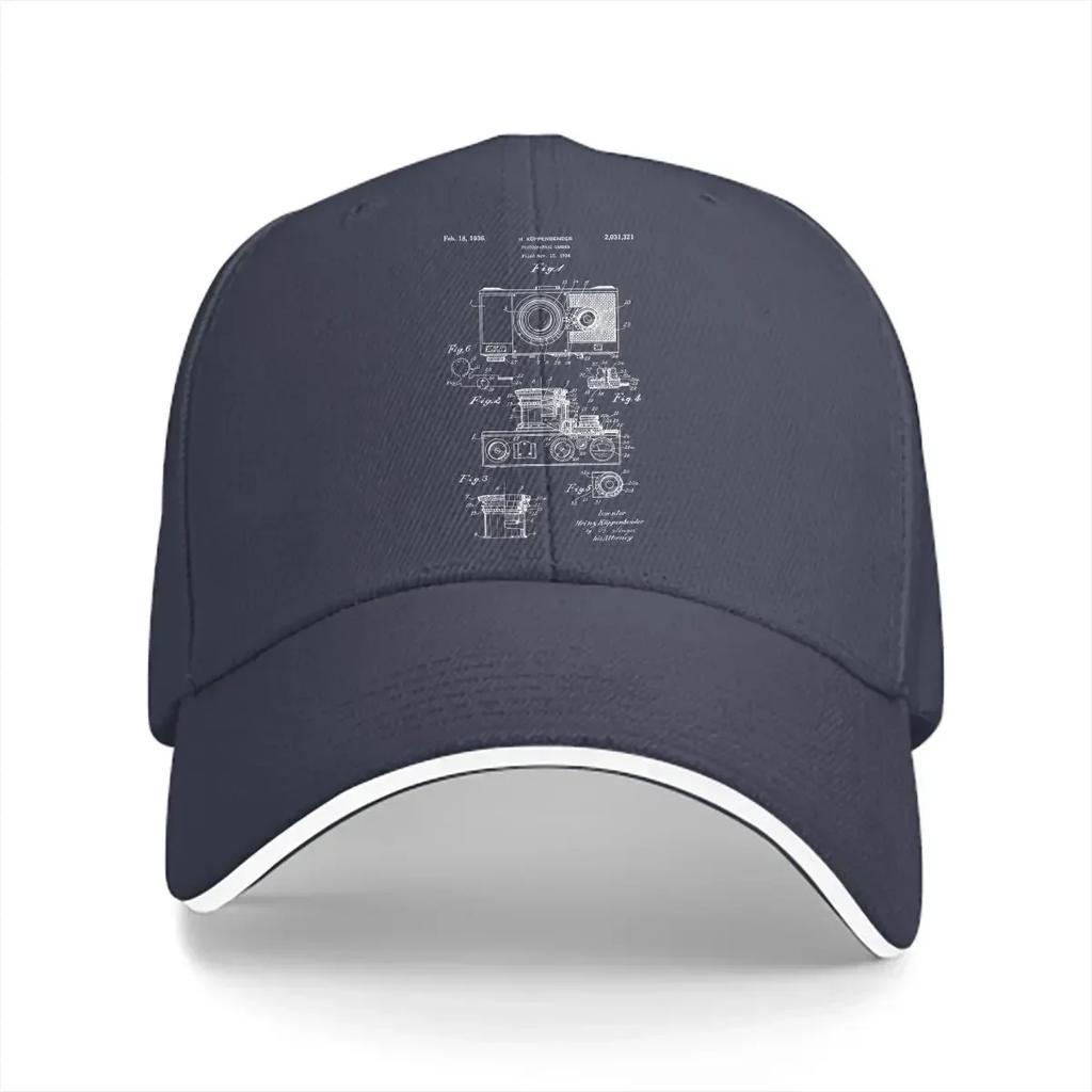 Pure Color Dad Hats PHOTOGRAPHIC Mens Hat Sun Visor Baseball Caps Photographer Camera Patent Peaked Cap