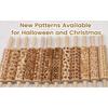 Christmas Embossed Rolling Pin for Baking Cookies Embossing Rolling Pins with Design Wooden Engraved Springerle Roller Pin Dough Patterned Clay