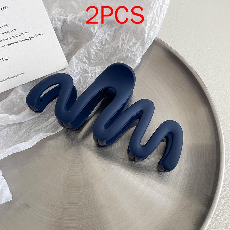 (87 Styles) 2pcs/ Set New Large Jelly Color Hair Clip Acrylic Hair Claw Shark Clamp For Women Girls Fashion Summer Updo Headwear Hair Accessories