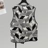 Women's V-Neck Contrast Stitch Vest