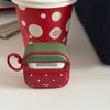 Contrast color small strawberry for AirPods 1 generation protective cover for AirPods 1 generation magnetic earphone cover Pro1 generation