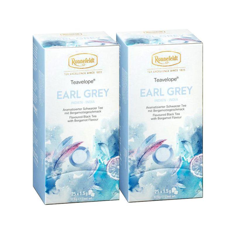 Ronnefeldt Earl Grey Tea 25 Tea Bags x 2 Packs
