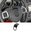 Carbon Fiber Steering Wheel Decor Cover Trim for Dodge Charger Challenger 09-14