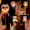 Decoration Handheld Lion Lantern Traditional New Year Lantern Ornaments  Photo Props