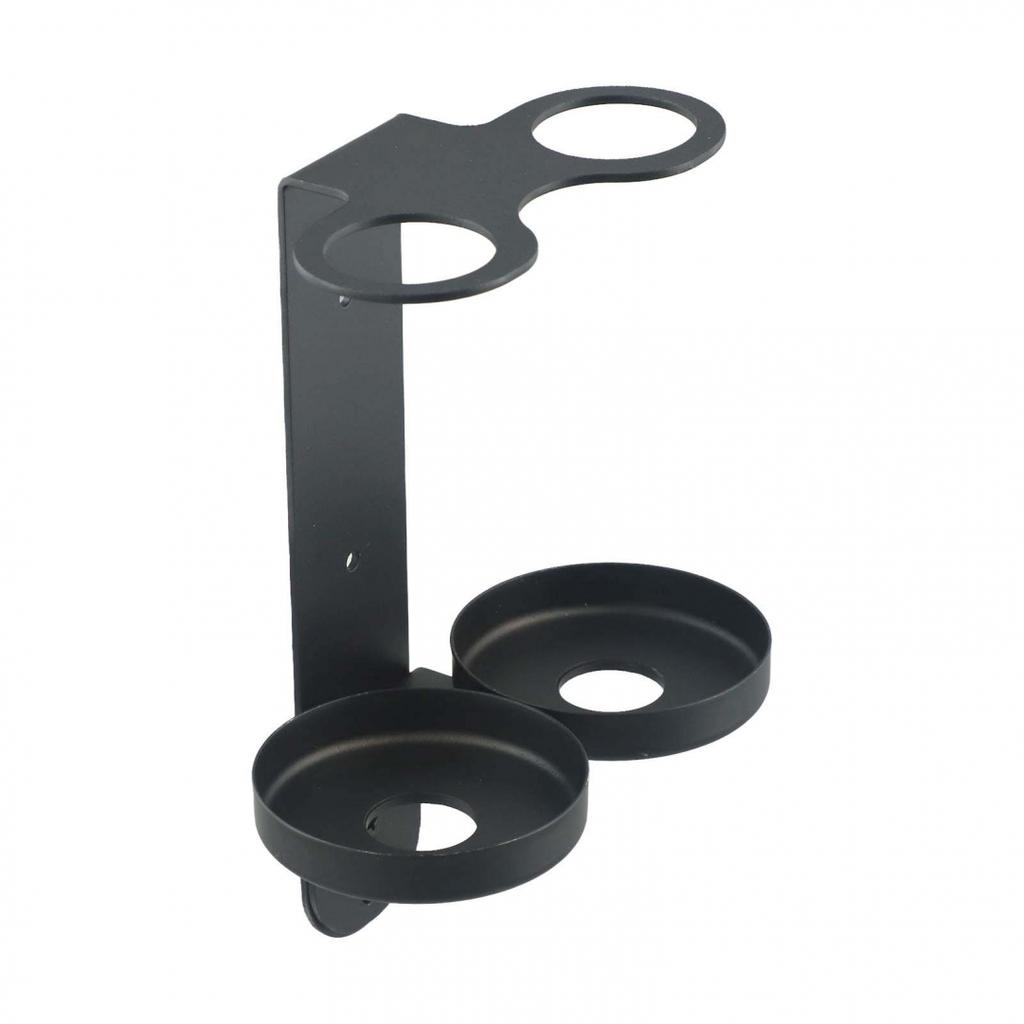 Practical Wall Mounted Stainless Steel Soap Dispenser Holder with Storage Rack