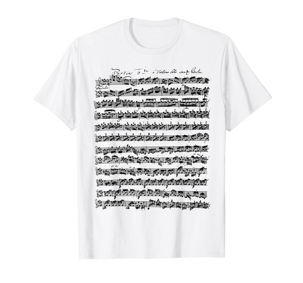 Bappartita 3 in A major for violin Preludio sheet music No. T-shirt