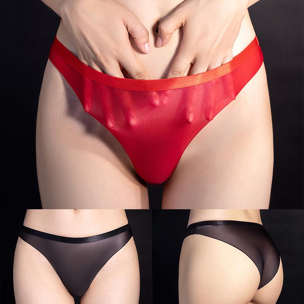 Nylon Underwear See Through Sexy Briefs Ultra-thin