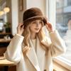 Thick Fur Bucket Hat Windproof Furry Beanies Hat Fashion Winter Fisherman Hat  Winter