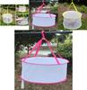 Foldable Clothes Drying Mesh Basket With Large Diameter For Home Use And Socks Air Drying