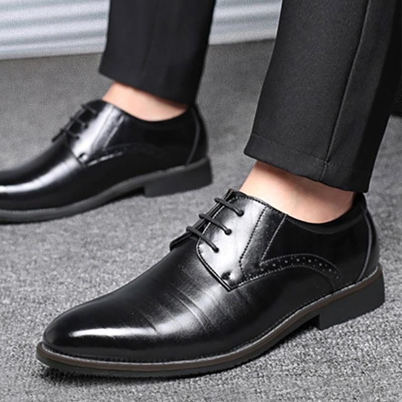 Pantofi din Piele pentru Bărbați Italiani Pantofi de Afaceri de Lux Pantofi Eleganti Casual de Lucru Șiret Oxford Pantof de Birou Pantofi Brogue Bărbați