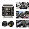 Wireless Tire Pressure Monitoring System for Motorcycles with Colorful LCD Display Pressure Temperature Alarm
