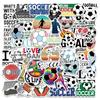 50 Pcsset Football Soccer Graffiti Stickers For Laptop Phone Luggage Notebook Decal Decoration Scrapbook Sticker Kids Gift