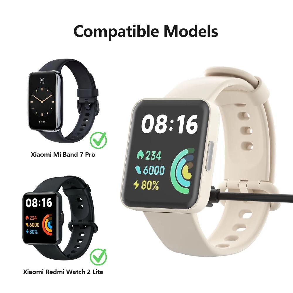 Magnetic Smartwatch Charging Cable For Xiaomi Mi Band 7 Pro Redmi Watch 2 Lite Sport Watch Fast Charger Wire Power Dock Stand