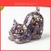 Crystal Resin Cat Figurine With Bright Colors For Home Office Decor And Gift Ideas
