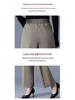 Elastic High-Waist Wide-Leg Pants for Middle-Aged and Elderly Women - Spring & Autumn Casual Plus Size