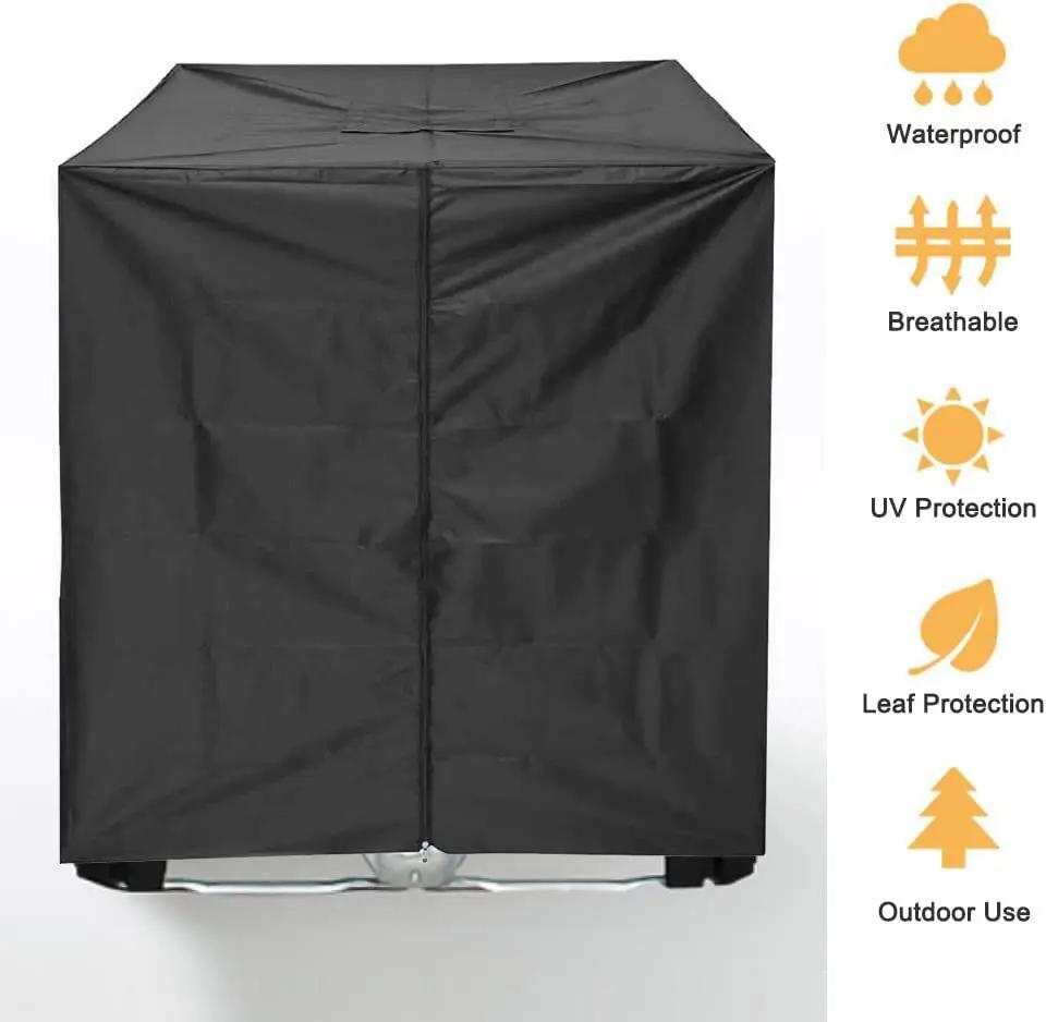 IBC Tank Cover Outdoor Garden Waterproof Cover 1000 Liters IBC Rain Water Container Ton Barrel Sun Protective Foil Dust Covers