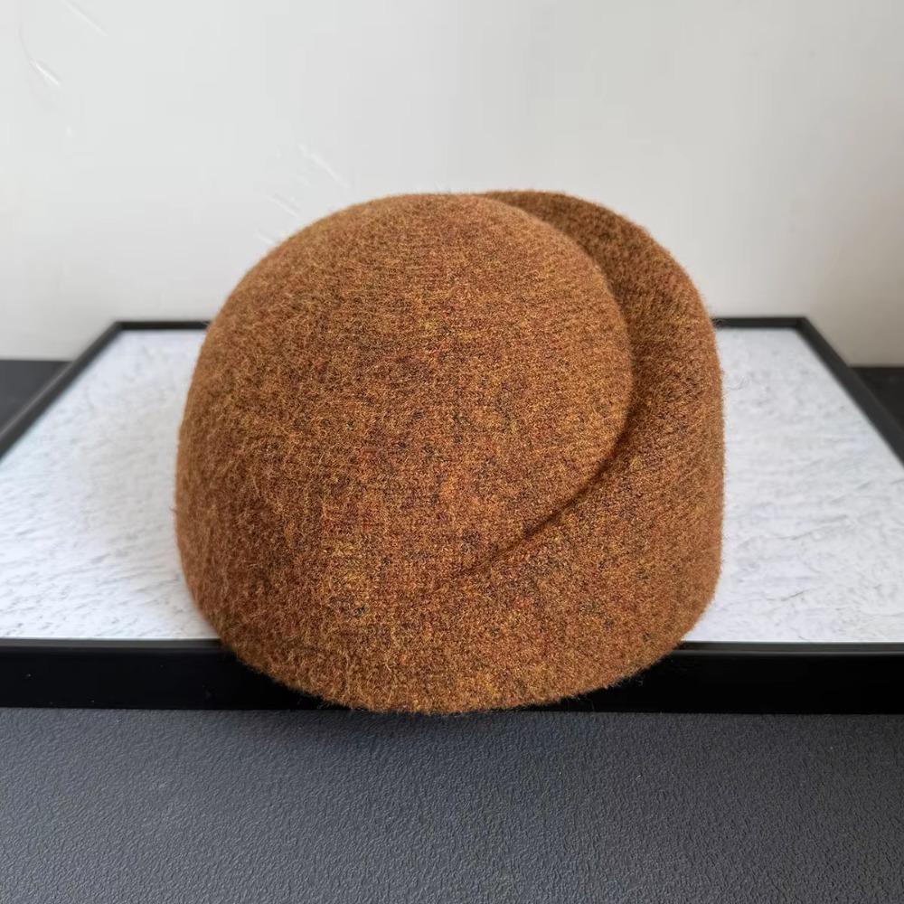 Elegante Pillbox-Hüte Fedoras Fedora-Hüte Uniform Stewardessenhüte Wollene Zylinder für Auftritte