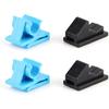 CADDY Glove Box Clips Lower Glovebox Buckle Clips Bump Stoppers for COMMODORE MONARO - Black and Blue ABS Rubber