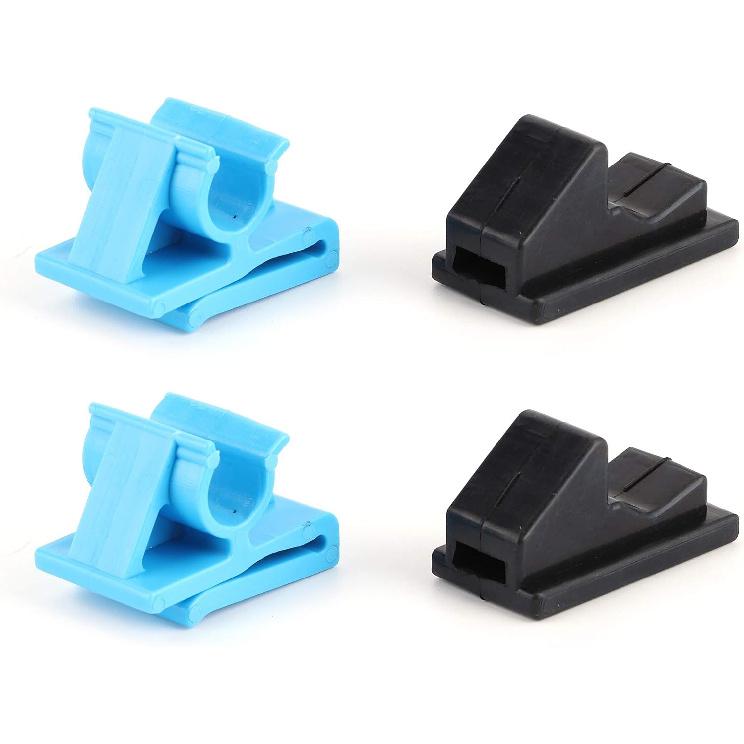 

CADDY Glove Box Clips Lower Glovebox Buckle Clips Bump Stoppers for COMMODORE MONARO - Black and Blue ABS Rubber