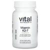 Vital Nutrients Vitamin K Vitamin K2-7 Veg Capsules 60 Tablets 3 pcs