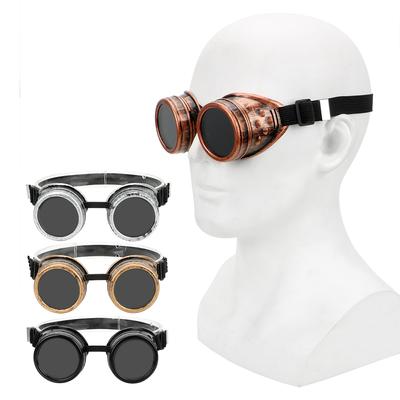 Occhiali da Sole Retrò Antivento Steampunk Occhiali Saldatura Punk Gotici Occhiali da Sole Moda Occhiali Protettivi Regolabili