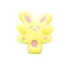 Adorable Plush Lucky Rabbit Keychain Cute Stuffed Toy Short Plush Bunny Doll