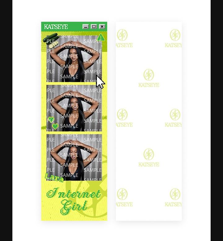 Official KATSEYE 'Internet Girl' Photo Strip - Y2K Aesthetic Collectible