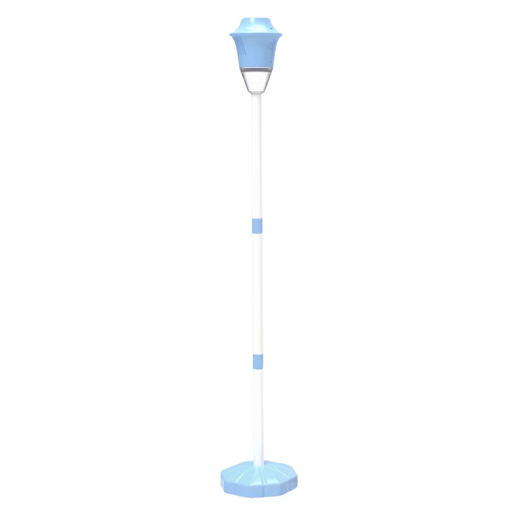 Outdoor Bubble Machine with Sound and Light Effects Standing Bubble Blower Includes 140ml Bubble Solution for Kids Entertainment and Parties