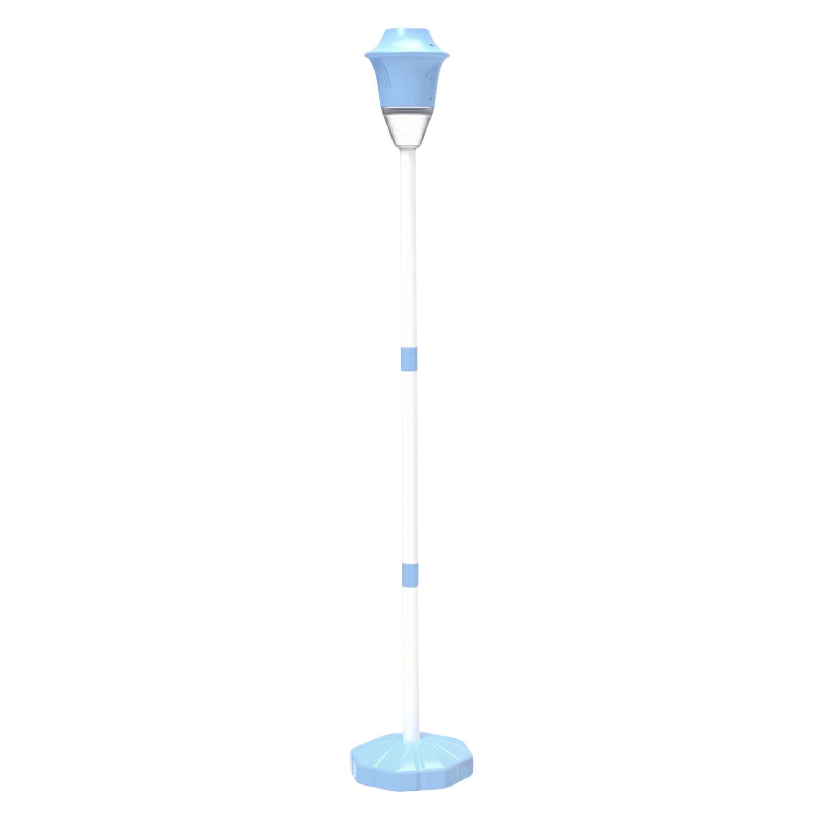 

Outdoor Bubble Machine with Sound and Light Effects Standing Bubble Blower Includes 140ml Bubble Solution for Kids Entertainment and Parties синий