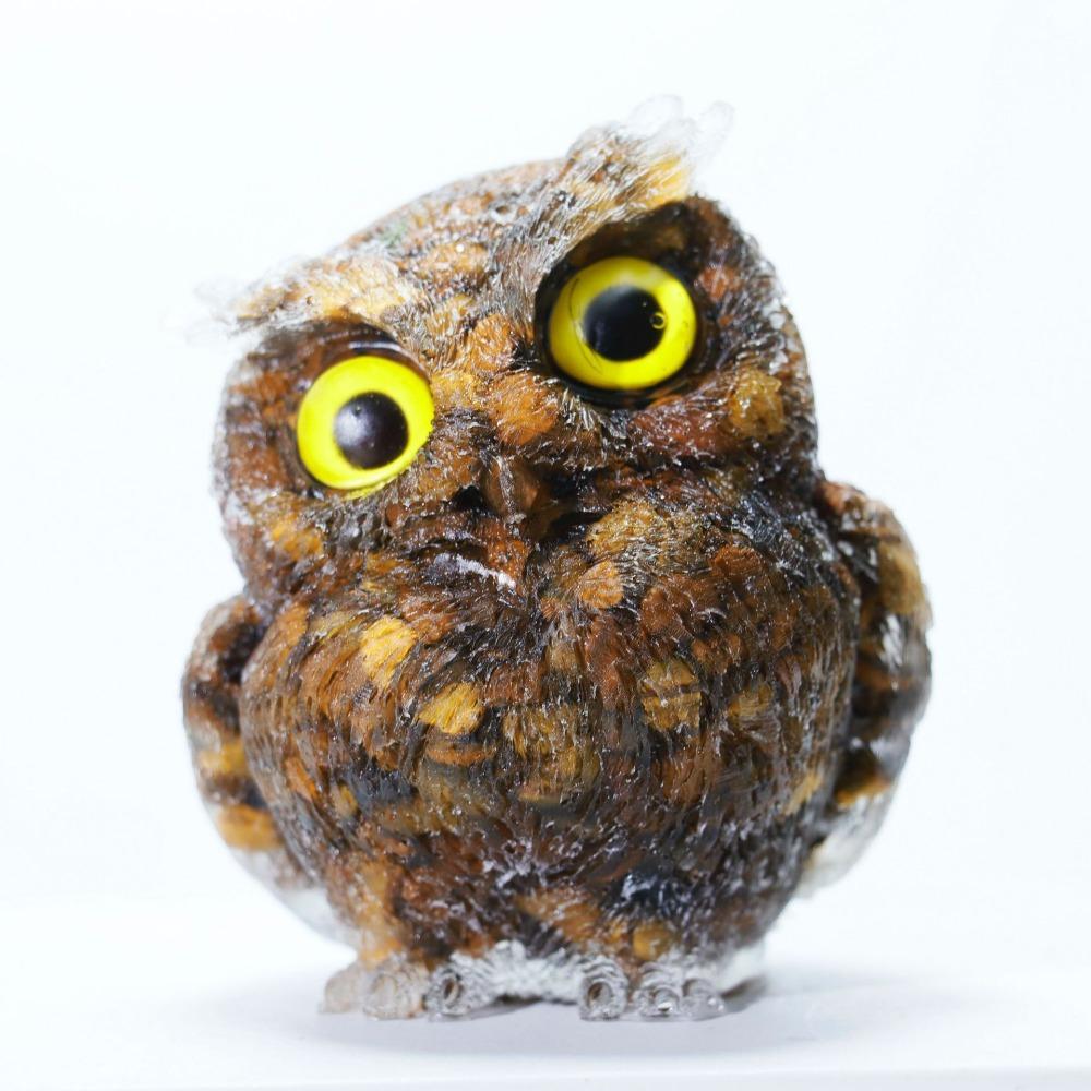 Cute Owl Crystal Gravel Home Ornaments Handicrafts Decorative Gifts Home Ornaments