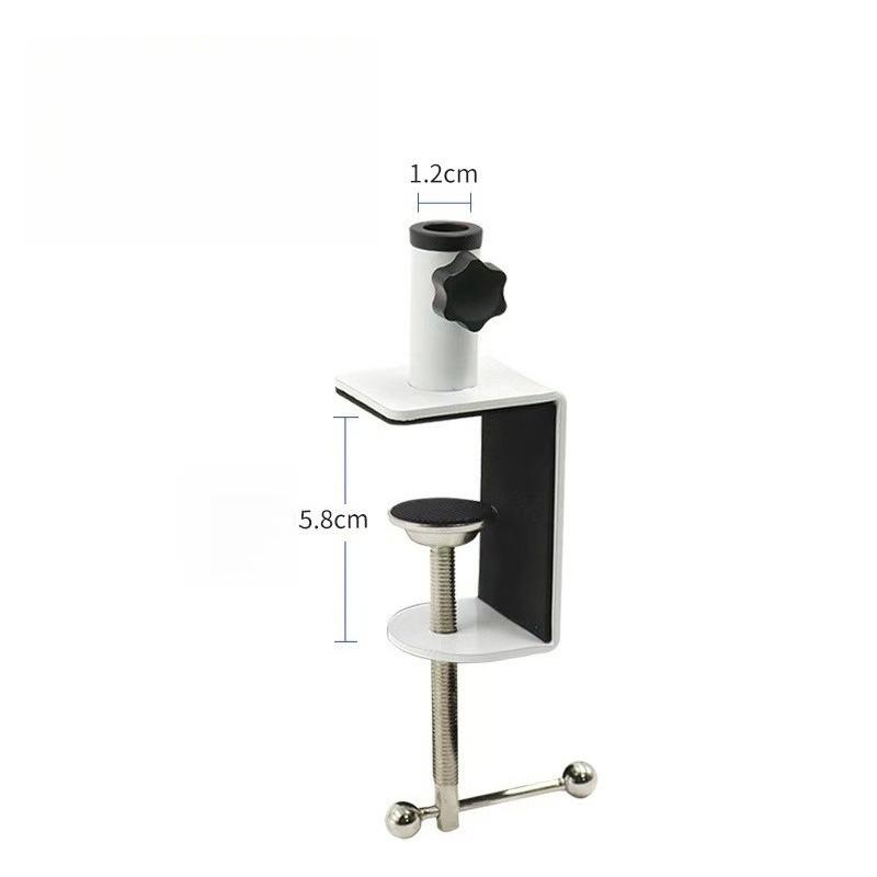 Universal Desk C Clamp Adapter Fixed Connector for Microphone Lamp Webcam Camera Support Stand Accessories