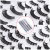 Man-Made Fiber False Eyelashes Russian Curl Curl Dd Curl Thick Simulated Eyelashes
