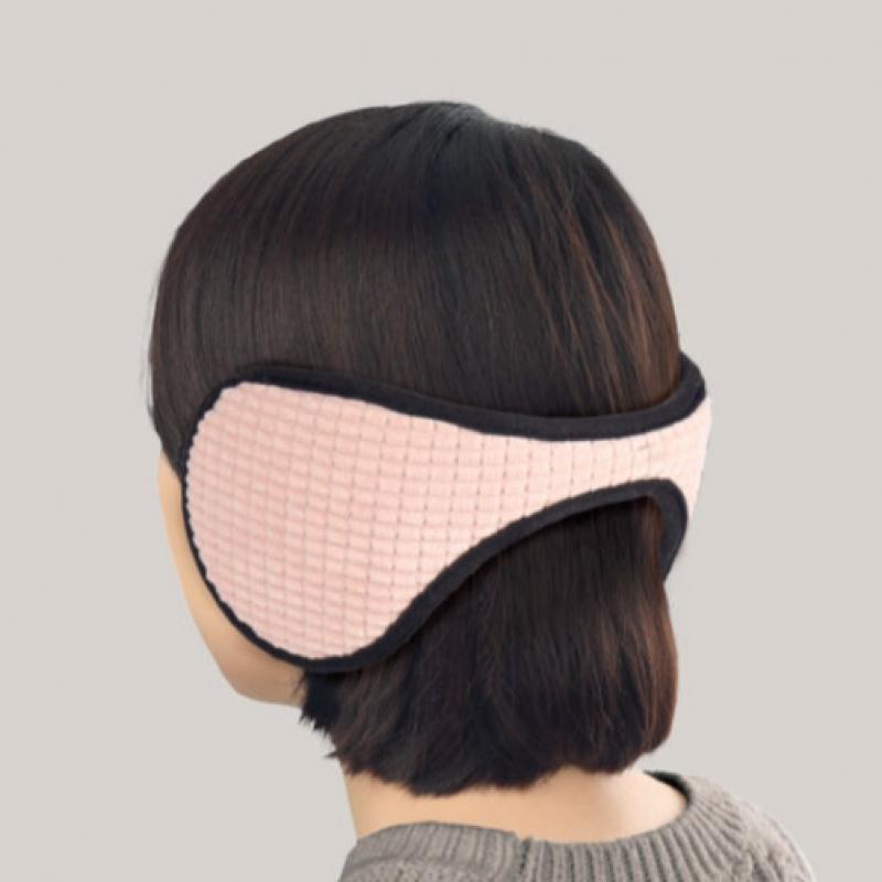 Daiso Solid Color Golden Earmuffs Pink
