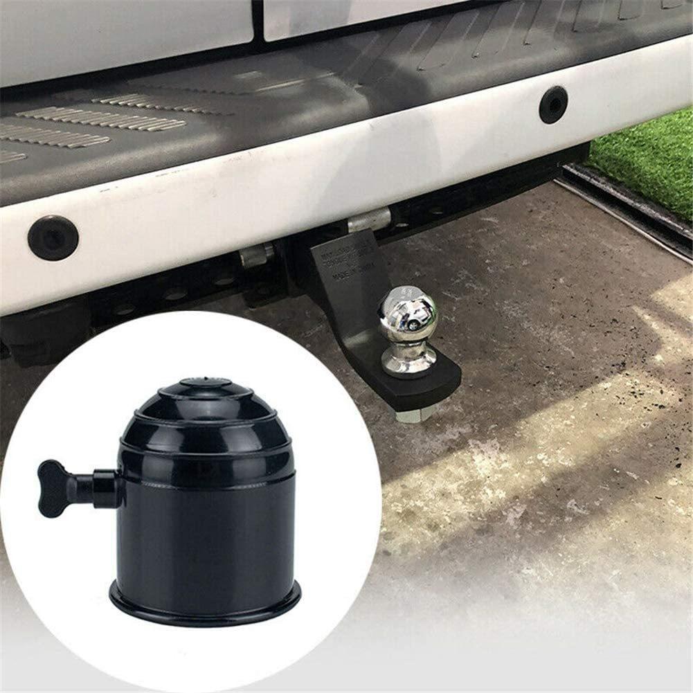 Useful Tow Ball Cover Bar Black/Silver Caravan Hitch