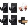 Plastic Wall Mounted Curtain Rod Storage Clips Holder DIY Furniture Hardware Curtain Storage Rack  Tool