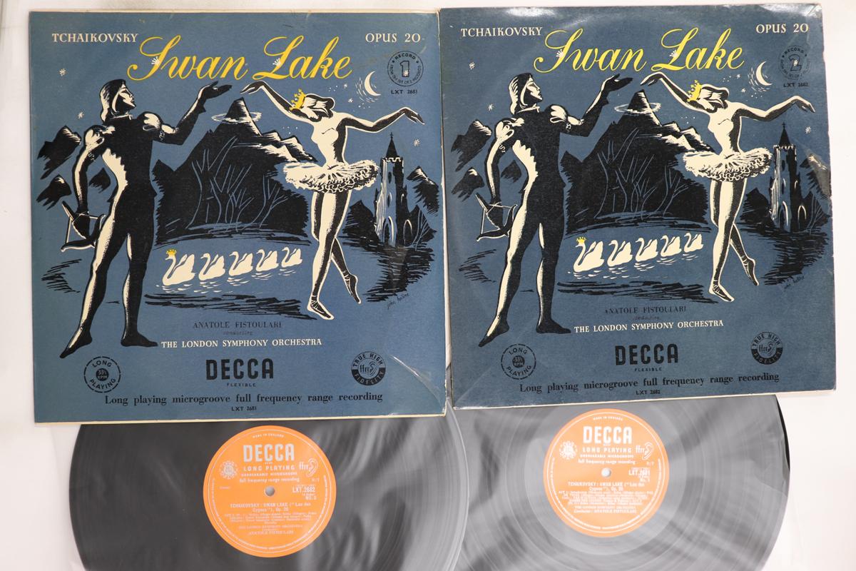 

LP Record ANATOLE FISTOULARI, LONDON SYMPHONY - Tchaikovsky Swan Lake LXT268182 DECCA UK Classical Used
