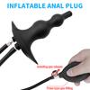 Inflatable Anal Plugs Enema Sex Toys Couples Squirting Vaginal Cleaner Silicone Anal Plugs Vaginal Dilator Anal Pump Adult 18 Toys