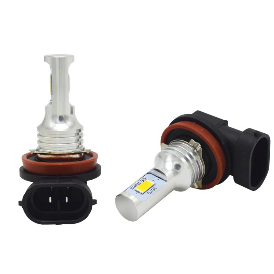 2PCS High Quality H11 LED Headlights Bulbs Kit High/Low Beam 35W 4000LM Super Bright 6000K White