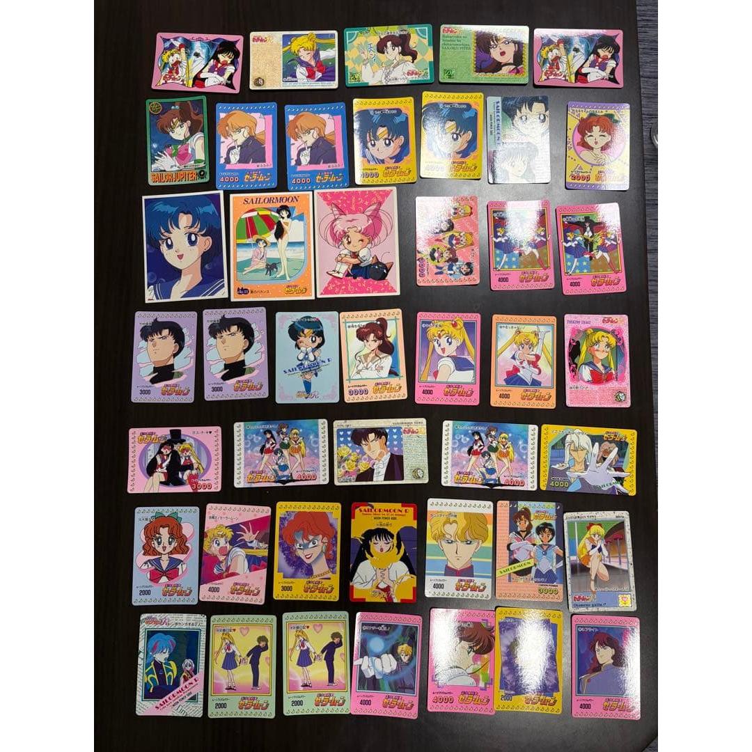 Used Sailor Moon Carddass 44 pieces set